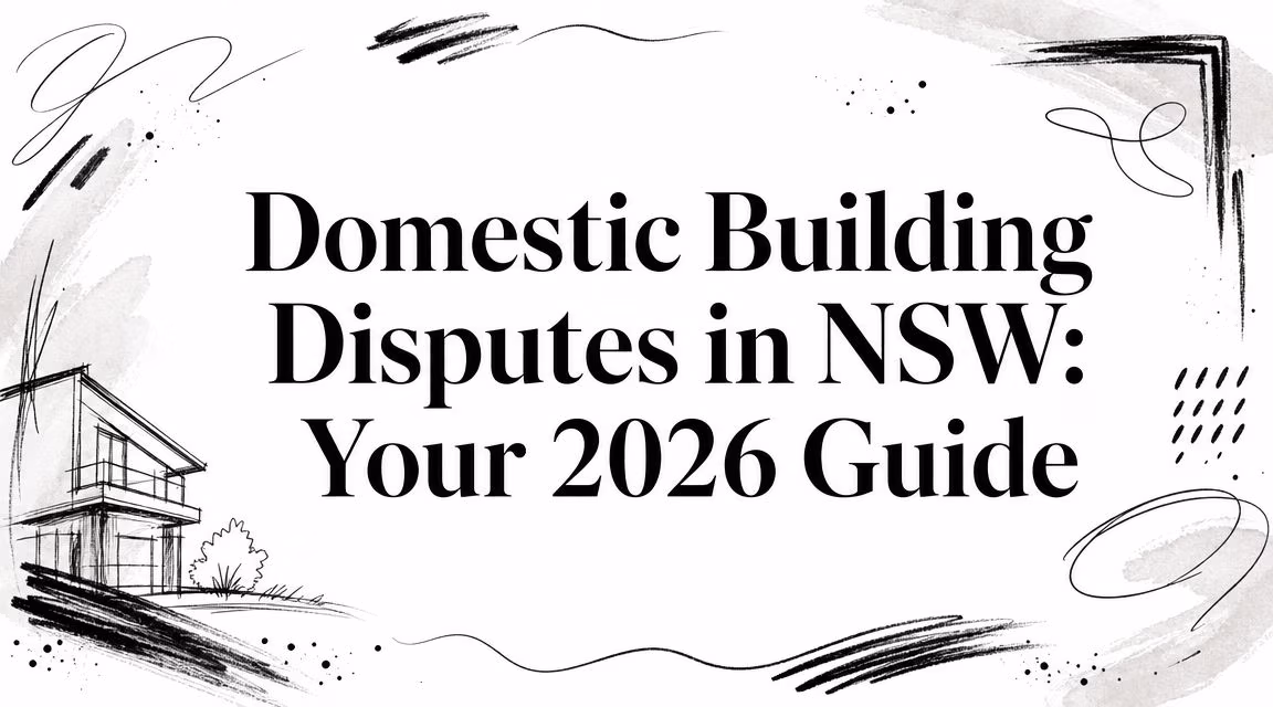 Domestic Building Disputes Nsw Guide