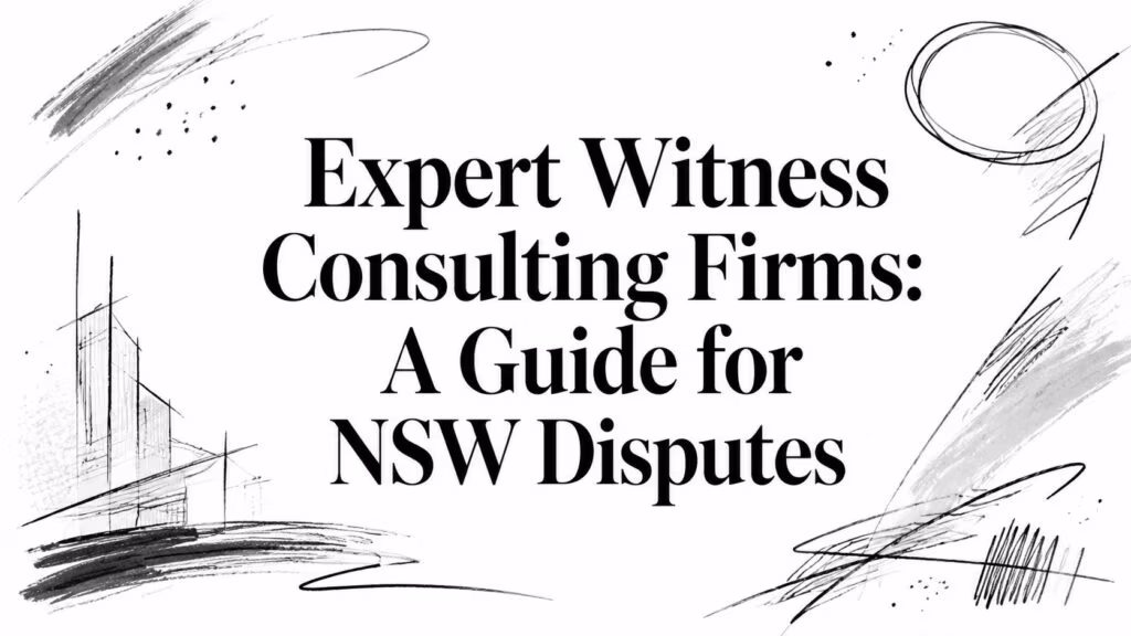 Expert Witness Consulting Firms Title Slide