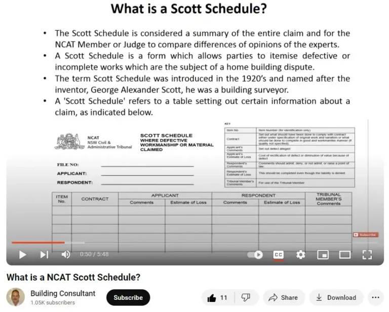 What Is A NCAT Scott Schedule
