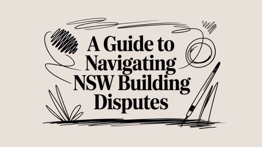 NSW Building Disputes
