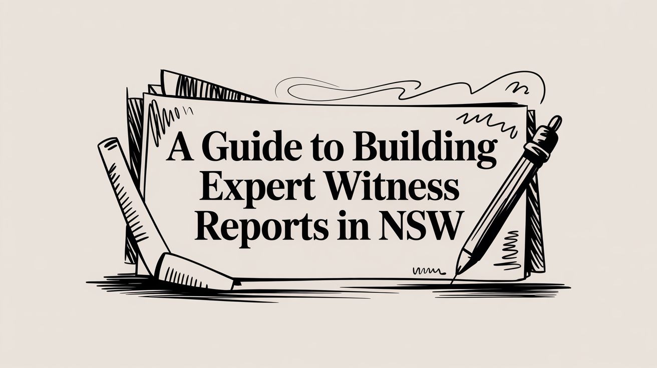 Building Expert Witness Reports
