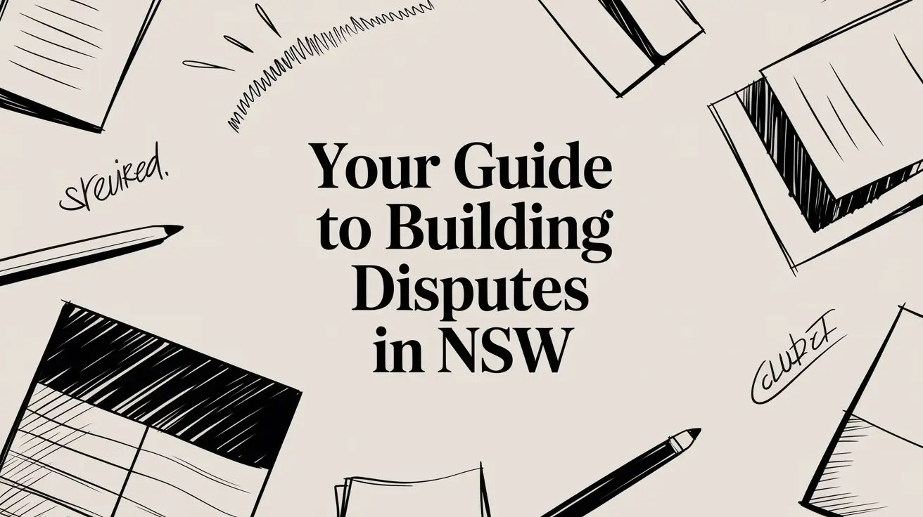 Building Disputes in NSW