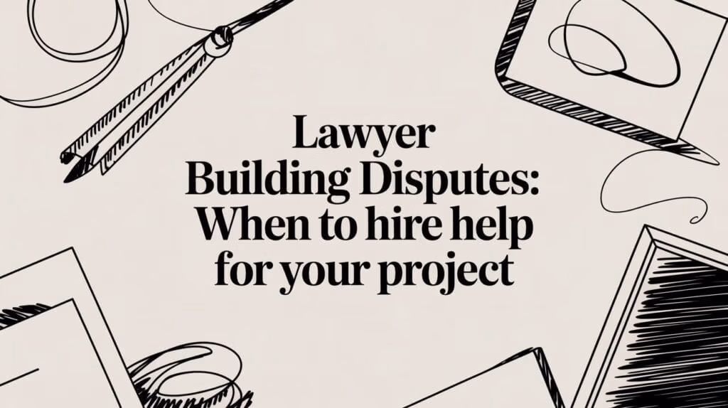 Lawyer Building Disputes Construction Plans