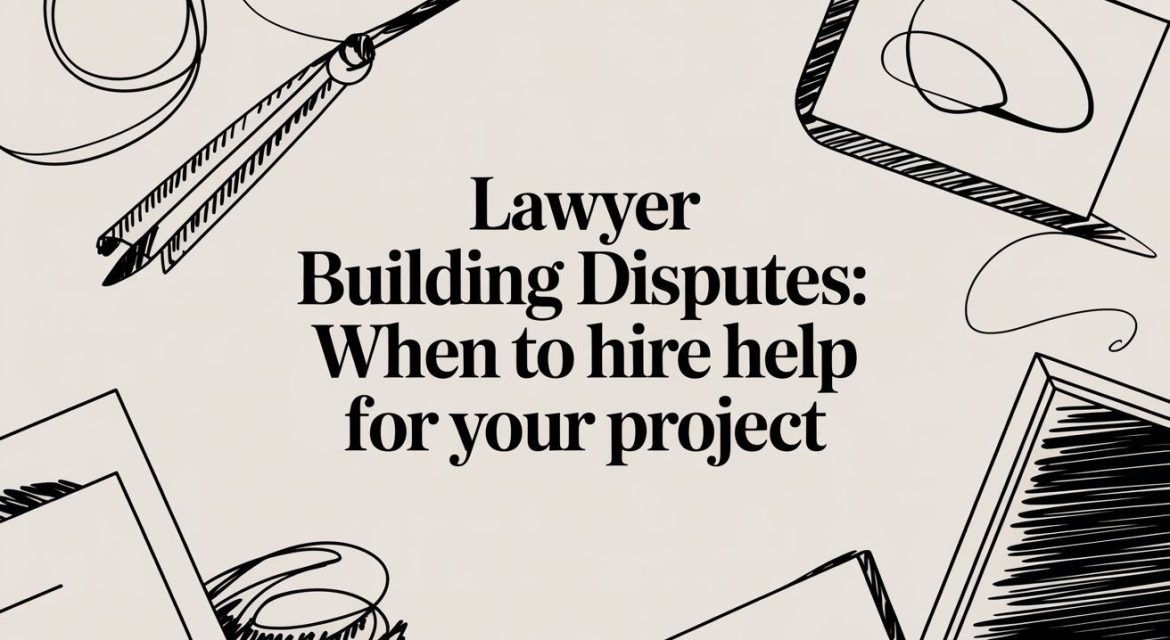 Lawyer Building Disputes: When to Hire Help for Your Project | Awesim Building Consultants