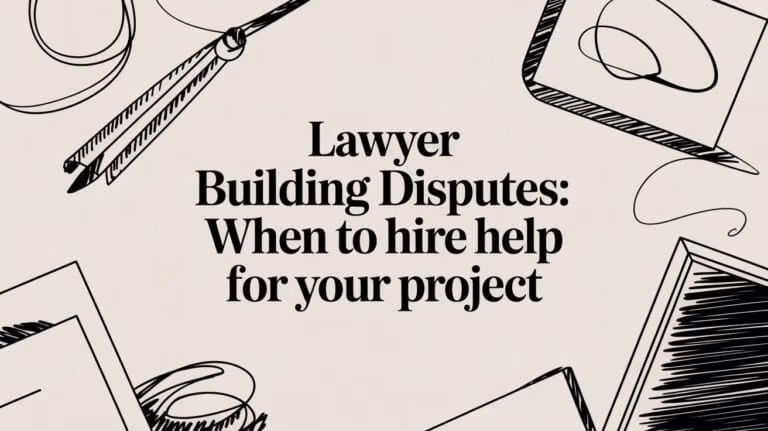 Lawyer Building Disputes Construction Plans