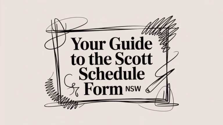 Scott Schedule Form Guide Cover