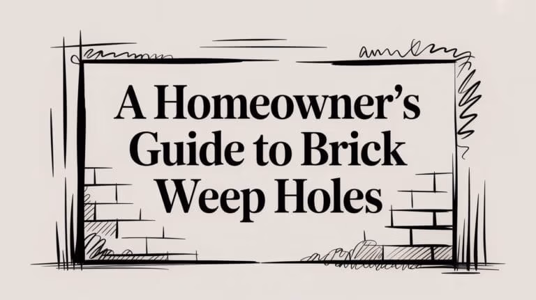 Brick Weep Holes Guide Title
