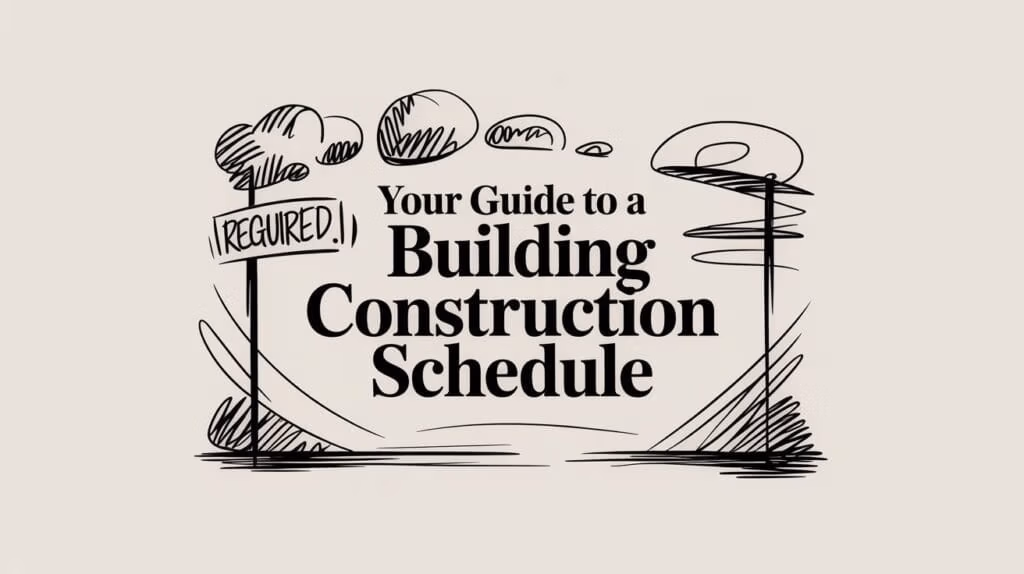 Building Construction Schedule Construction Guide
