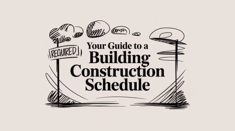Building Construction Schedule Construction Guide