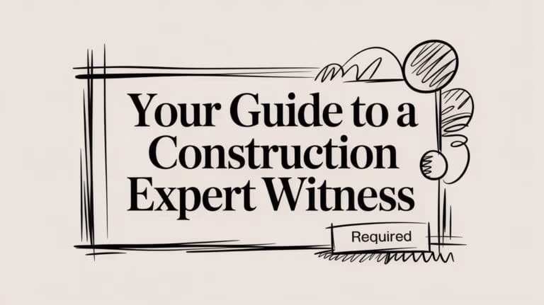 Construction Expert Witness Guide Title