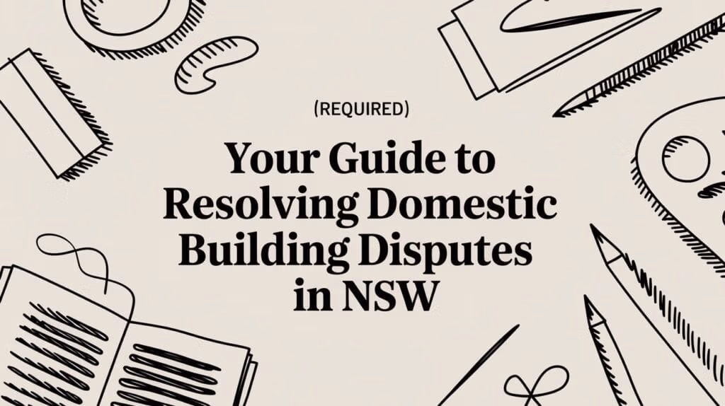 Domestic Building Disputes Illustrated Guide