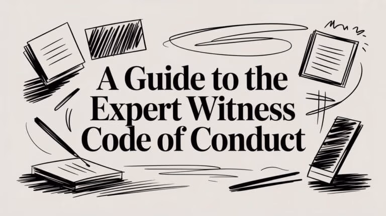 Expert Witness Code Of Conduct Legal Guide