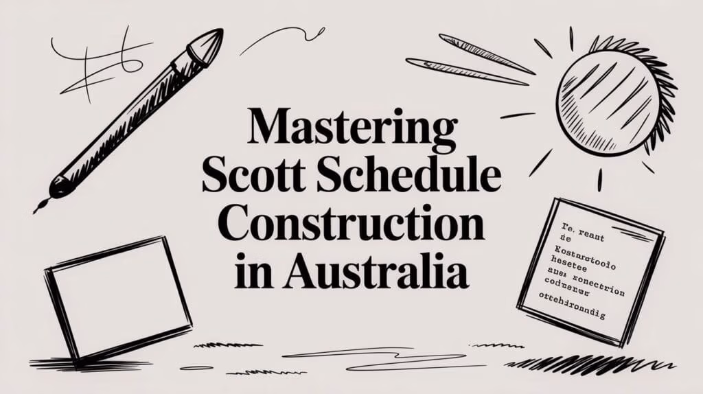 Scott Schedule Construction Construction Sketch