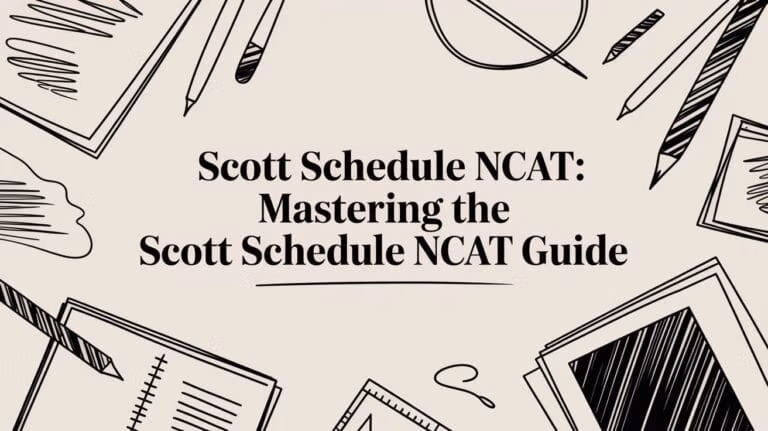 Scott Schedule Ncat Study Guide