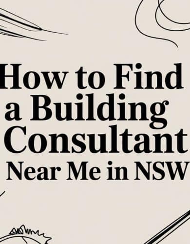 How to Find a Building Consultant Near Me in NSW