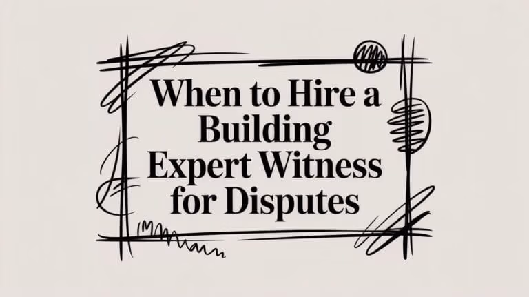 Building Expert Witness Article Title