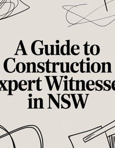 A Guide to Construction Expert Witnesses in NSW