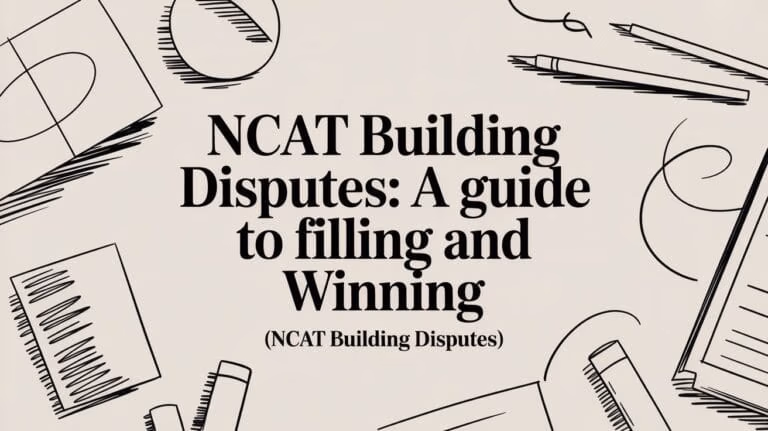 Ncat Building Disputes Dispute Guide