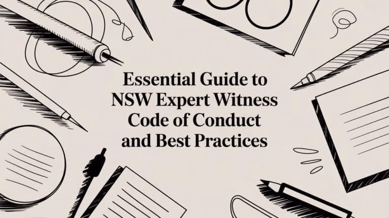 Nsw Expert Witness Code Of Conduct Drawing Flatlay