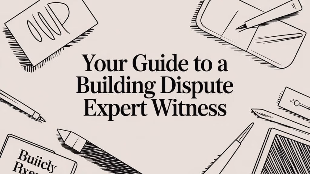 Building Dispute Expert Witness Expert Guide
