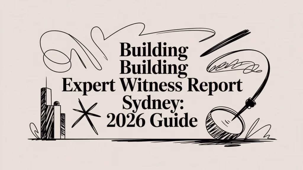 Building Expert Witness Report Sydney Report Cover