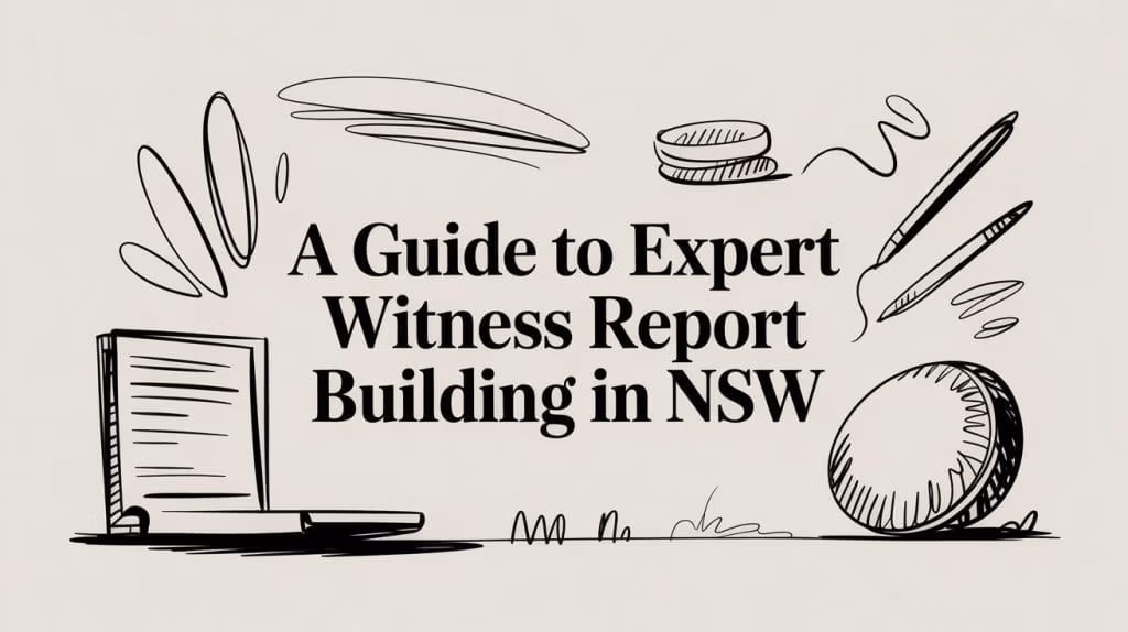 Expert Witness Report Building Legal Guide