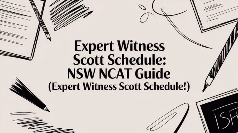 Expert Witness Scott Schedule Legal Guide
