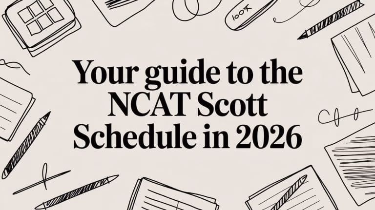 Ncat Scott Schedule Study Guide