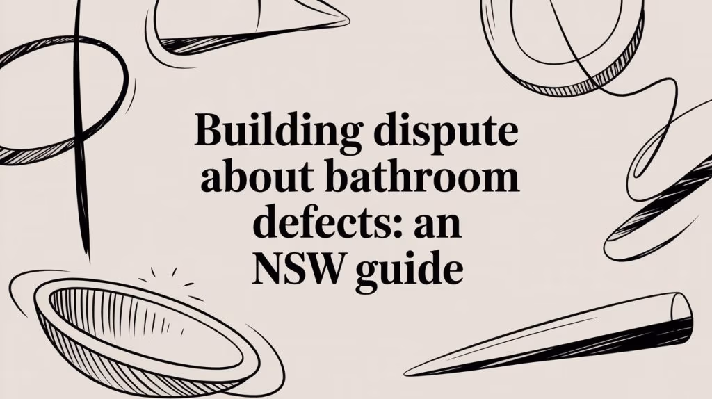 Building Dispute About Bathroom Defects Bathroom Guide