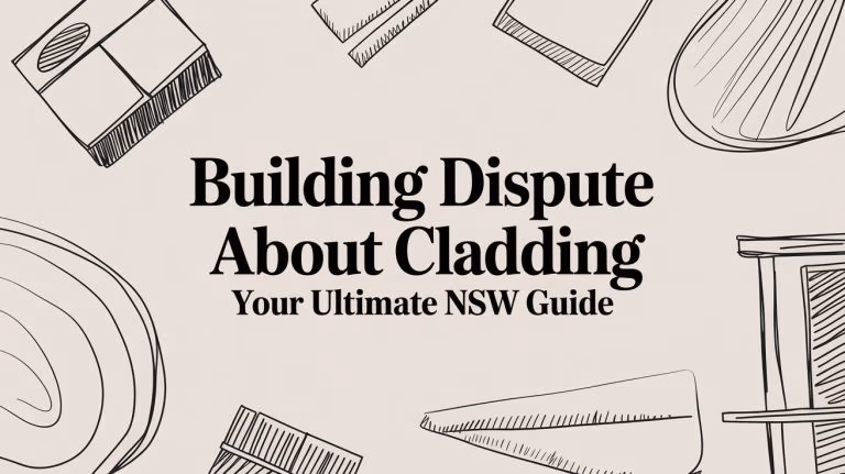 Building Dispute About Cladding Architectural Illustration