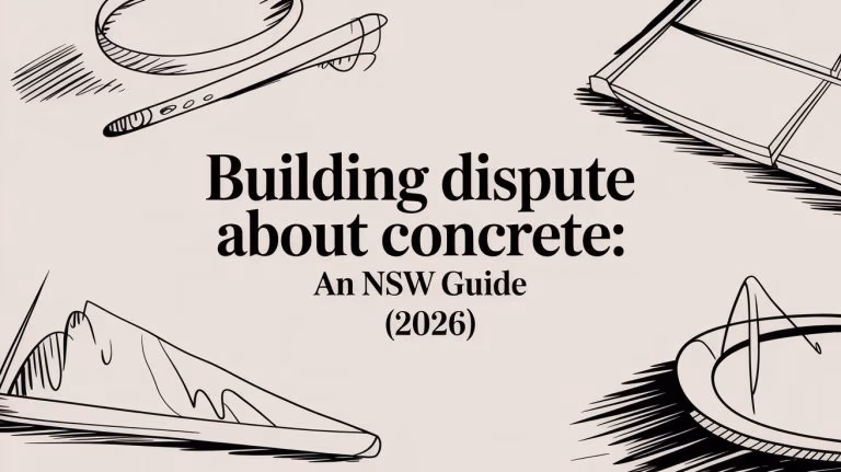 Building Dispute About Concrete Construction Guide