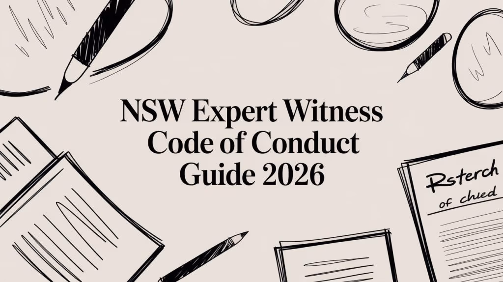 Expert Witness Code Of Conduct Stationery Flatlay