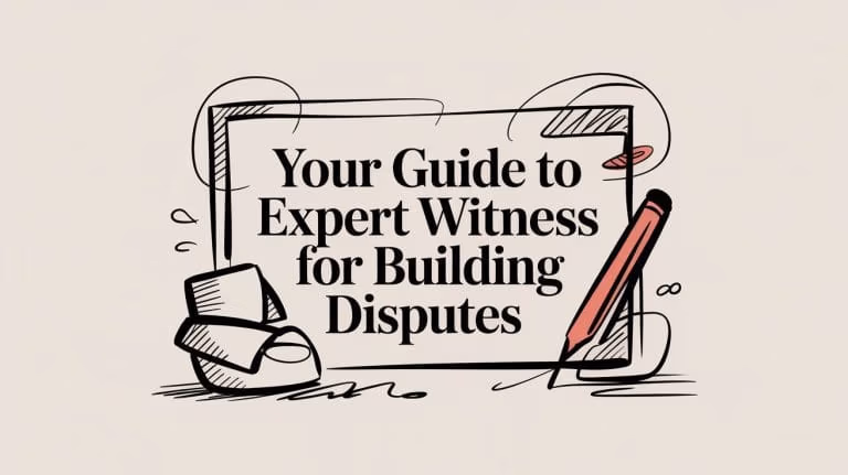 Expert Witness For Building Disputes Guide Illustration