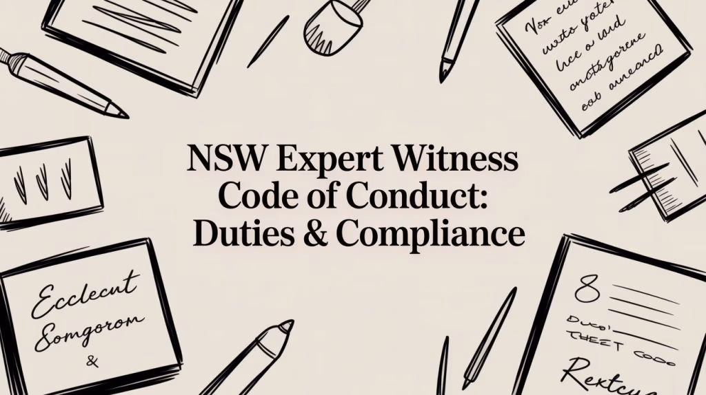 Nsw Expert Witness Code Of Conduct Legal Compliance