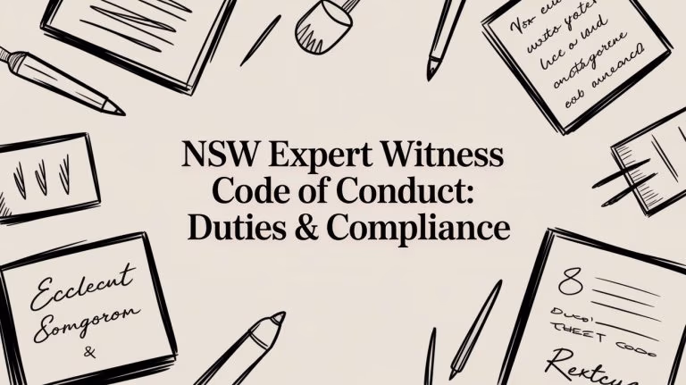 Nsw Expert Witness Code Of Conduct Legal Compliance