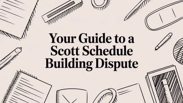 Scott Schedule Building Dispute Office Supplies