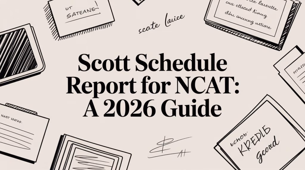 Scott Schedule Report For Ncat Legal Document
