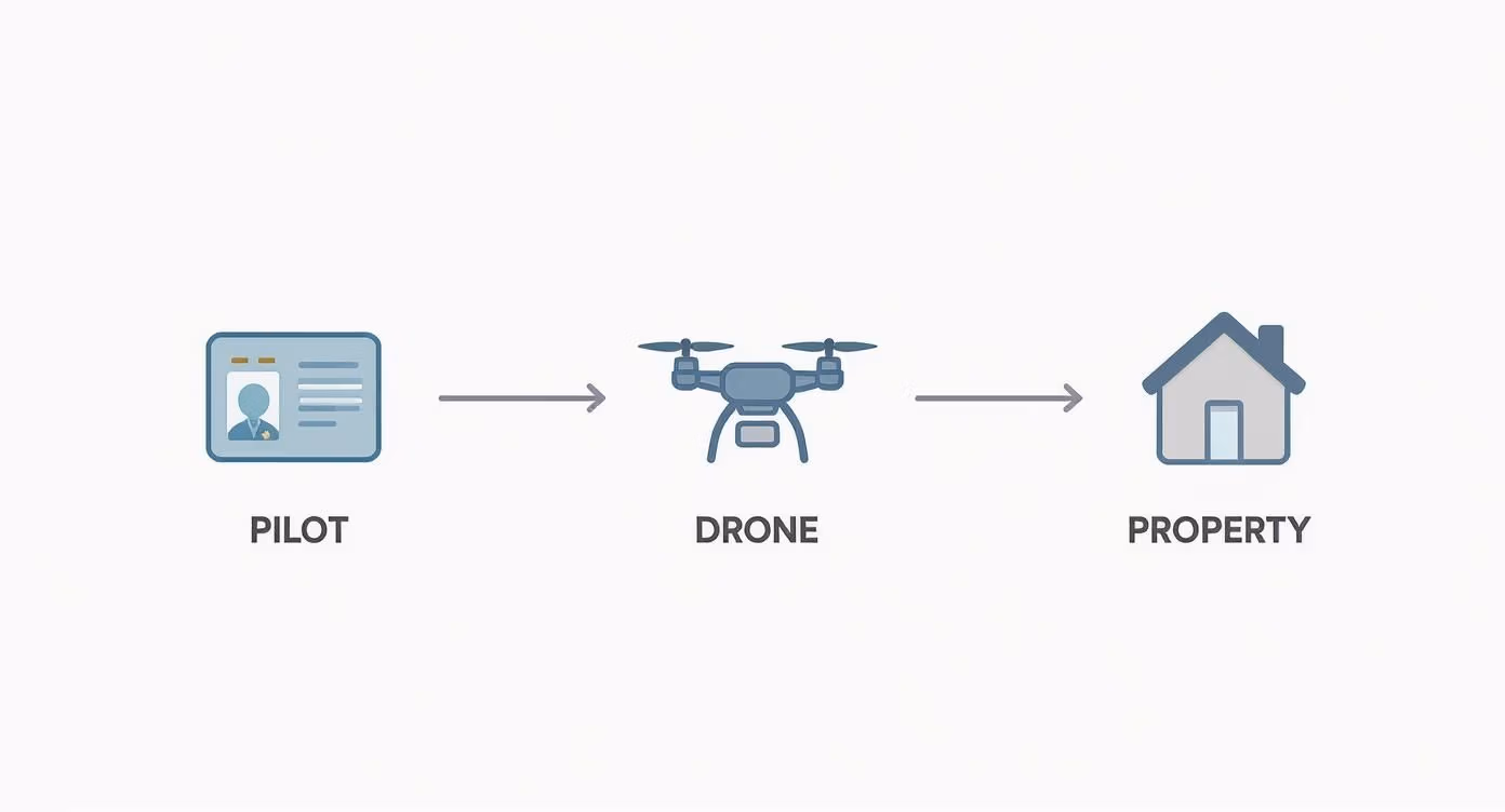 Infographic about drone roof inspections