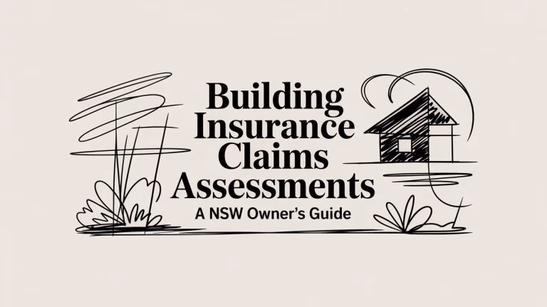 Building Insurance Claims Assessments House Sketch
