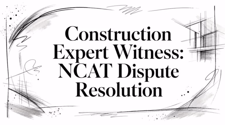 Construction Expert Witness Dispute Resolution