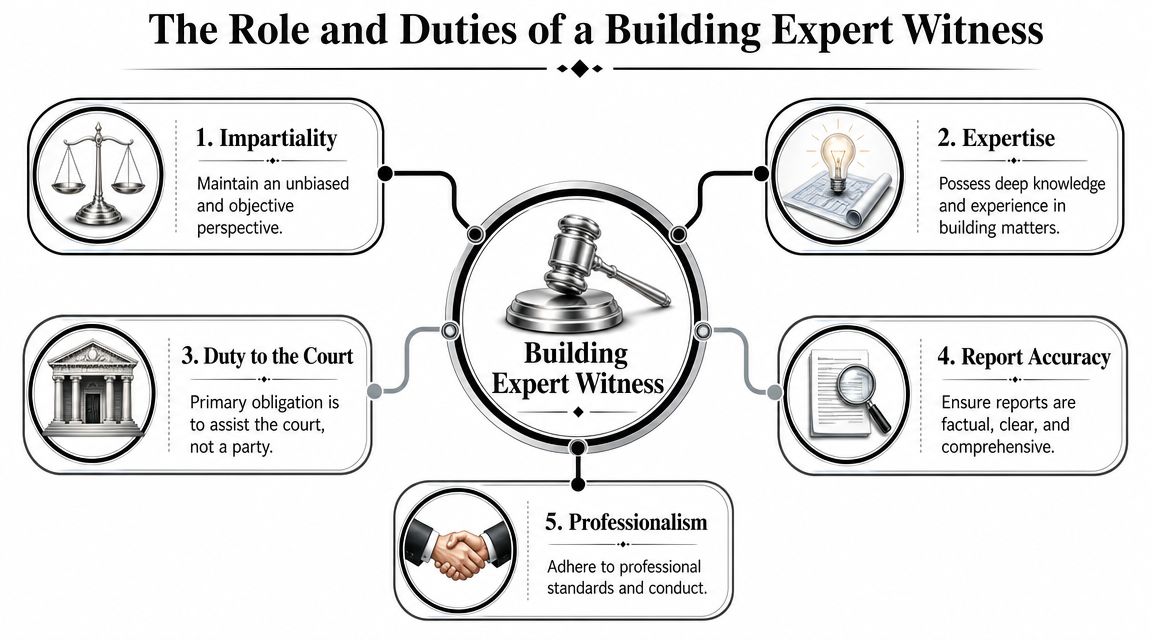 The Role and Duties of a Building Expert Witness