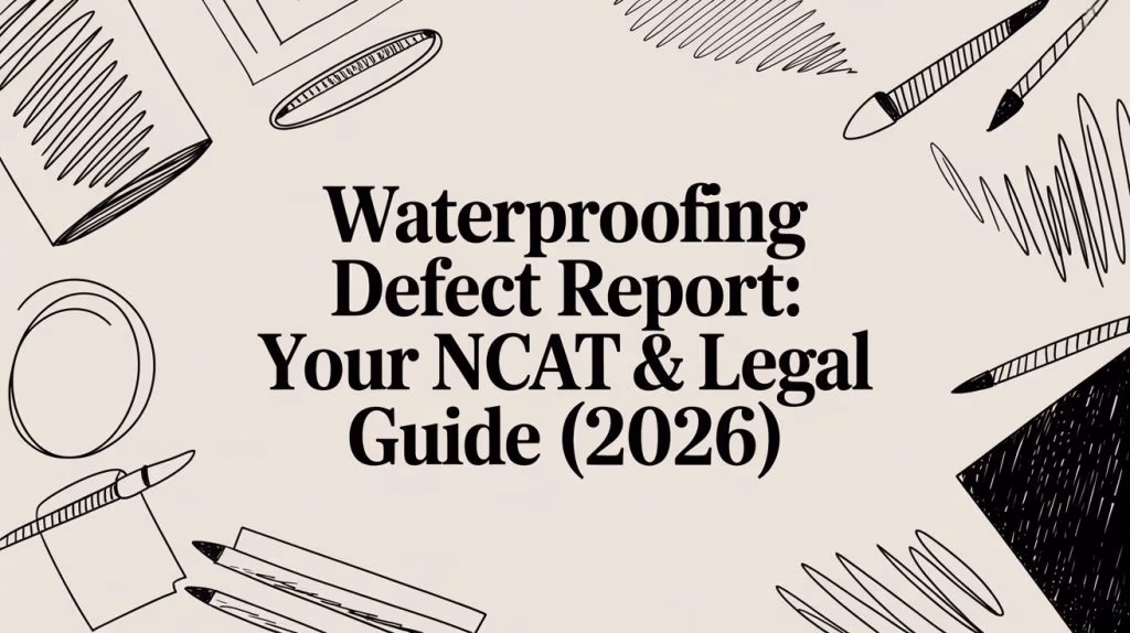 Waterproofing Defect Report Guide Title