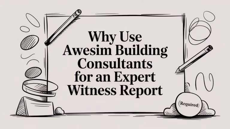 Why Use Awesim Building Consultants For An Expert Witness Report Expert Witness