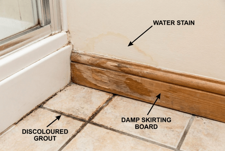 new bathroom leaking after handover