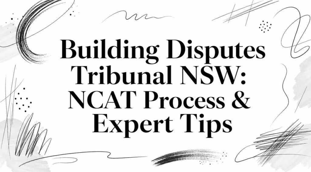 Building Disputes Tribunal Nsw Tribunal Process