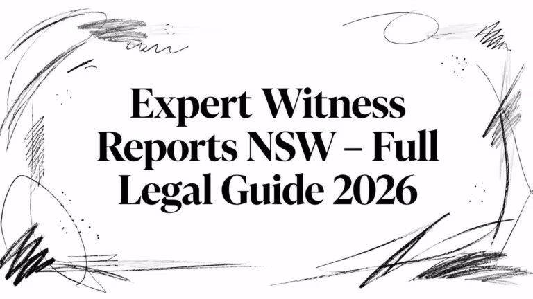 Expert Witness Reports Nsw Full Legal Guide Legal Guide