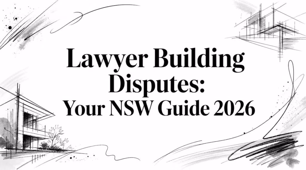 Lawyer Building Disputes Architectural Sketches