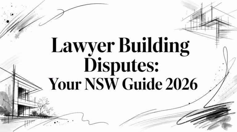 Lawyer Building Disputes Architectural Sketches
