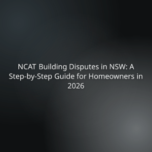 NCAT Building Disputes in NSW: A Step-by-Step Guide for Homeowners in 2026