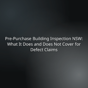 4598abff-8bd6-4c75-ba0f-c1ade39cff1d - Pre-Purchase Building Inspection NSW: What It Does and Does Not Cover for Defect Claims (title slide)